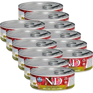 FARMINA N&D котка Киноа Патешко и Кокос консерви 12 x 80 г