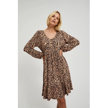 Moodo Кафяви рокли с животински десен Moodo Moodo | Kafyav | ЖЕНИ | 46