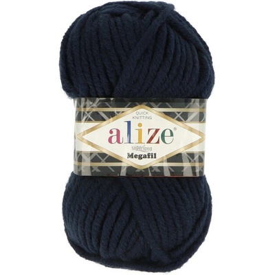 Alize Superlana Megafil 58 navy modrá