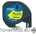 Съвместима касета DYMO LetraTag Plastic 12mm x 4m, Black on Yellow 91202