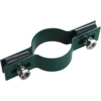 Galaxia příchytka průběžná, pro sloupek 48 mm, ZN+PVC RAL6005, zelená