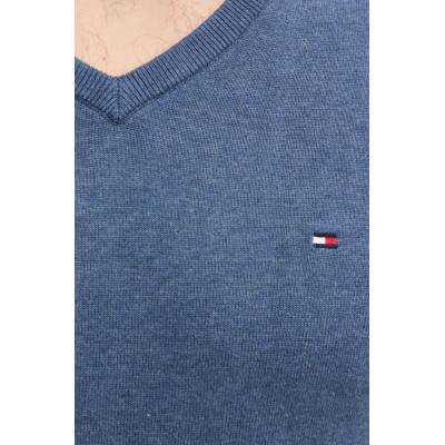 Tommy Hilfiger Памучен пуловер Tommy Hilfiger в черно от лека материя MW0MW14745 (MW0MW14745)