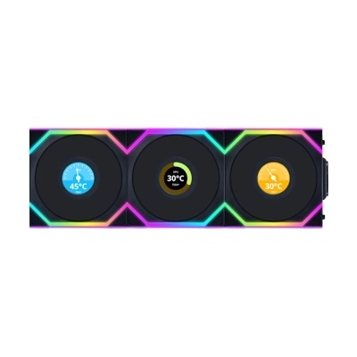 Lian Li UNI Fan SL Wireless LCD ARGB PWM (12SLLCD1W3B/LL-FAN-LULI-099)