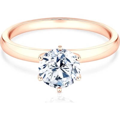 SAVICKI Годежен пръстен savicki: розово злато, диамант