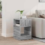 vidaXL Крайна масичка Сив Сонома 30, 5 x 30 x 45 см Инженерна дървесина (890906)