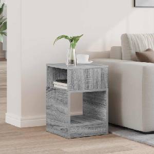 vidaXL Крайна масичка Сив Сонома 30, 5 x 30 x 45 см Инженерна дървесина (890906)