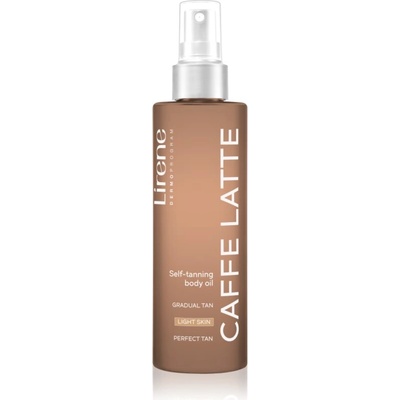 Lirene Perfect Tan автобронзиращо масло за тяло Caffe Latte 200ml