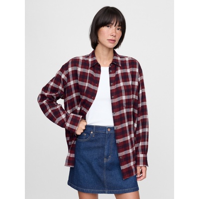 GAP Oversize фланелена риза Big Shirt GAP GAP | Cherven | ЖЕНИ | M