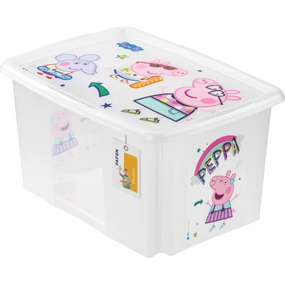 Keeeper Box Prasátko Peppa 45 l transparentní – Zboží Dáma