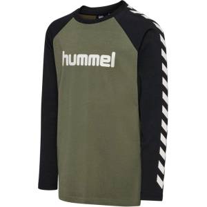 Hummel Тениска Hummel Kids Long-Sleeve T-Shirt - Dusty Olive