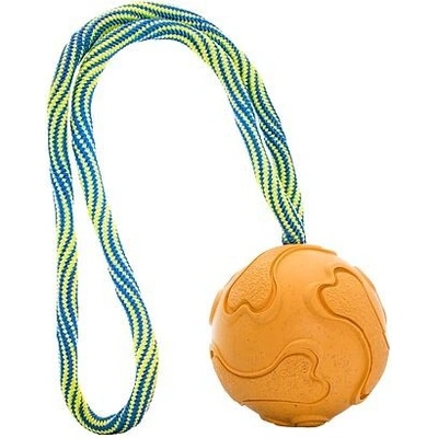 HipHop Dog Vrhací tréninkový míč s vlákny z rýžových slupek na laně 6/30 cm HipHop