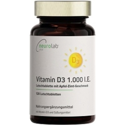 NeuroLab® Vital Vitamina D3 1.000 I. E. - 120 таблетки за смучене