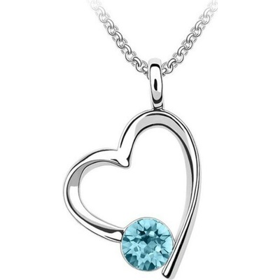 Amparo Miranda Prívesok Srdce s kryštálom H947 Tyrkys