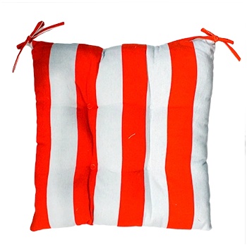 CN-Възглавница 45x45cm №243 ОРАНЖЕВО/БЯЛО РАЕ (5515) (0198807)