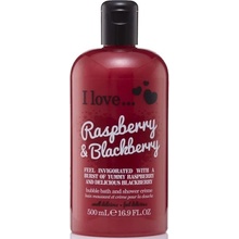 I Love Kúpeľový a sprchový krém s vôňou malín a černíc Raspberry & Blackberry Bubble Bath And Shower Creme 500 ml