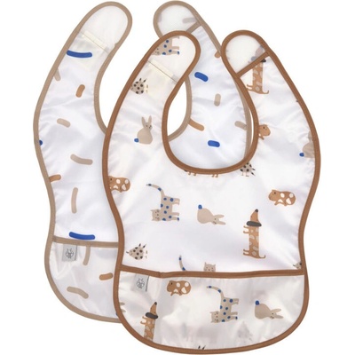 Lässig Babies Lightweight Bib Little Mateys royal blue – Zboží Mobilmania