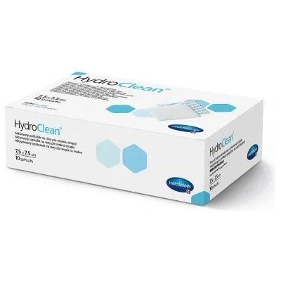 HydroClean Superabsorpční krytí 7,5 x 7,5 cm 10 ks