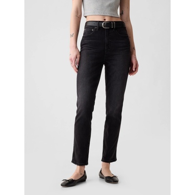GAP Džíny High Rise Slim Vintage Černá