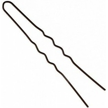 Vlásenky do vlasov profilované, farba zlatá 4,5 cm, 20 ks