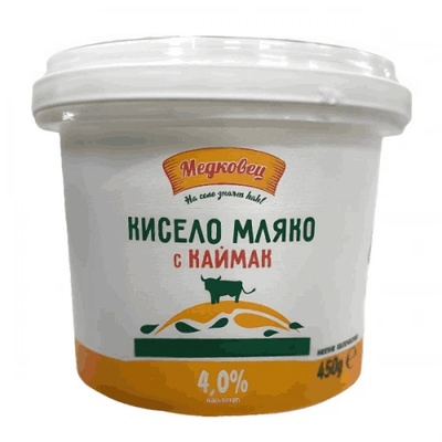 Кисело мляко Медковец 4% 450гр