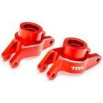 Traxxas задни главини алуминиеви червено анодирани (чифт)