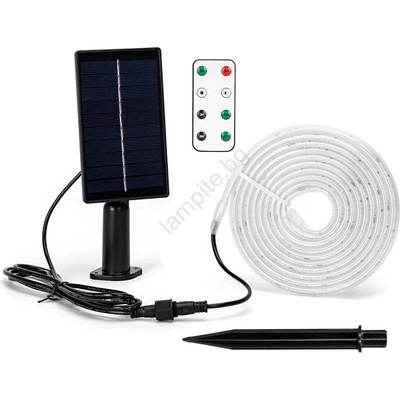 Aigostar - LED регулируема соларна лента 1, 6W 3, 2V 3м 2700K IP65 + DO (AI1160)