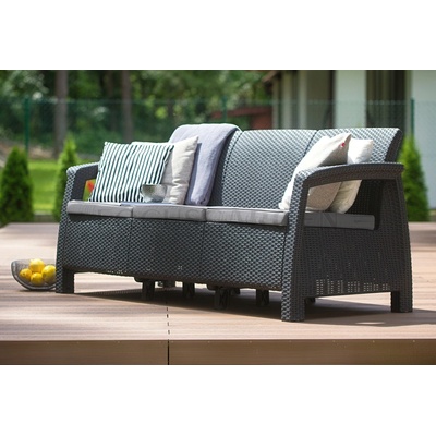 Keter Corfu Love Seat Max grafit – Hledejceny.cz
