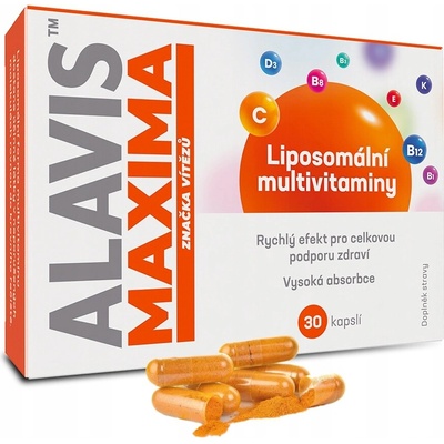 Alavis Maxima Liposomální multivitamíny 30 kapslí
