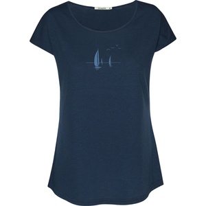 GreenBomb Дамска тениска GreenBomb Women's Sailing Vessel Cool T-Shirt - Navy (916-7007-0113)