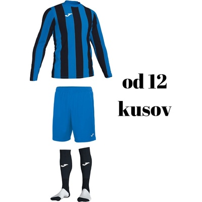 Joma Inter s dlhým rukávom pre celé mužstvo od 12 ks královská modrá čierna počet ks v sadě 12 hráčskych setov
