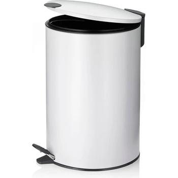 Image 1 of Kela 12 л бял кош за отпадъци с педал KELA от серия Mats