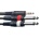 Stagg Кабел мини жак - 2 жака Stagg SYC2/MPSB2P E 2 метра