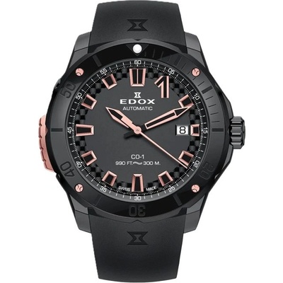 Edox Мъжки часовник EDOX CO-1 Automatic Diver 80137-37GNR-CANR (80137-37GNR-CANR)