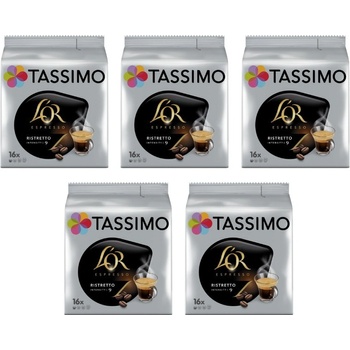 Tassimo L'OR Espresso Ristretto káva pražená mletá v kapsliach 16 x 8 g