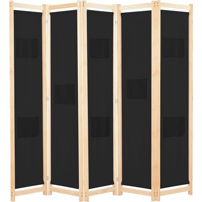 VidaXL Paraván 200 x 170 cm černý