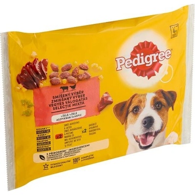 Pedigree Smíšený výběr v želé 4 x 100 g