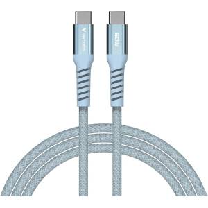 Verbatim Кабел Verbatim Sync & Charge Magnetic, от USB-C(м) към USB-C(м), 1.2m, 60W, син (VERBATIM-31852)