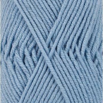 DROPS Design Merino Extra Fine Uni Colour 19 Dream Blue Плетива прежда (108519)