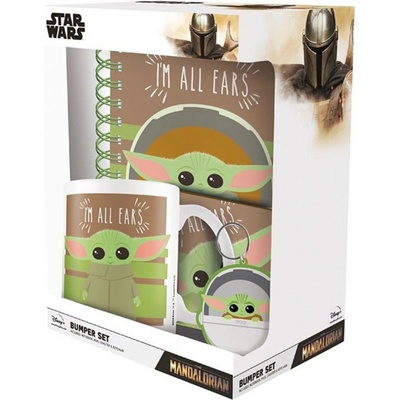 CurePink Dárkový set Star Wars Hvězdné Války The Mandalorian All Ears hrnku GP85437 315 ml – Hledejceny.cz