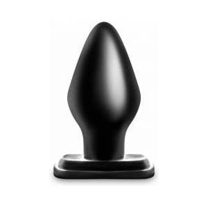 Boss of Toys Blush Novelties Anal Adventures XXL Plug Black - Large Size Silicone Plug