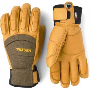 Hestra Ръкавици Hestra Vertical Cut Czone 5 Finger Gloves - Olive / Tan - размер 6 (EU) (202-3244-0511)