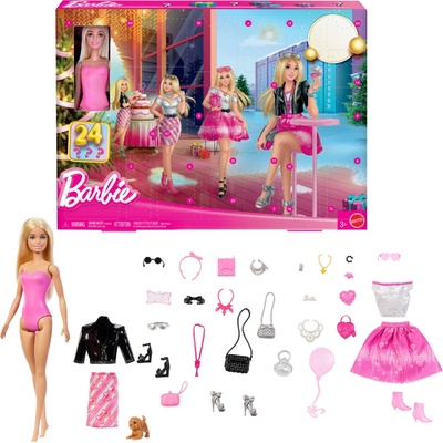 MATTEL Bábika Barbie adventný kalendár GFF61