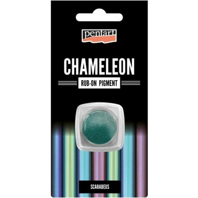 Zalešťovací pigmentový pudr chameleon CHROM efekt 0,5g SKARABEUS