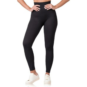 Bellinda RELAX & GO RIB OPTIC LEGGINGS - Дамски модни лосини - черна Bellinda | Cheren | ЖЕНИ | S