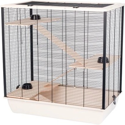 INTER-ZOO Pet Products Клетка за гризачи FRODO + Wood 78 x 48 x 80 cm БЕЖОВА