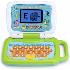 VTech Образователна играчка 2 в 1 Vtech - Лаптоп, зелен (на английски език) (V600903) - baby