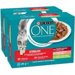 PURINA ONE STERILCAT говеждо, сьомга и пуйка в сос 24 x 85 г