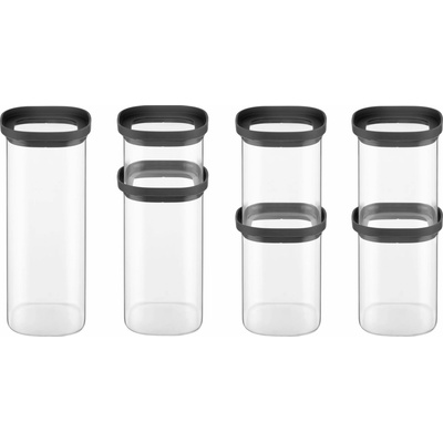 Siguro Súprava dóz na potraviny ViewStash 0,5 l + 4 x 1 l + 1,5 l + 2 l 7 ks