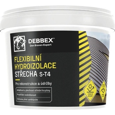 Flexibilná hydroizolácia Debbex strecha S-T4 červená 5 kg