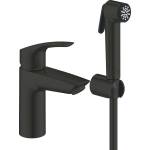 GROHE Eurosmart - Смесител за умивалник със спрей за биде, черен мат 231242433 (231242433)